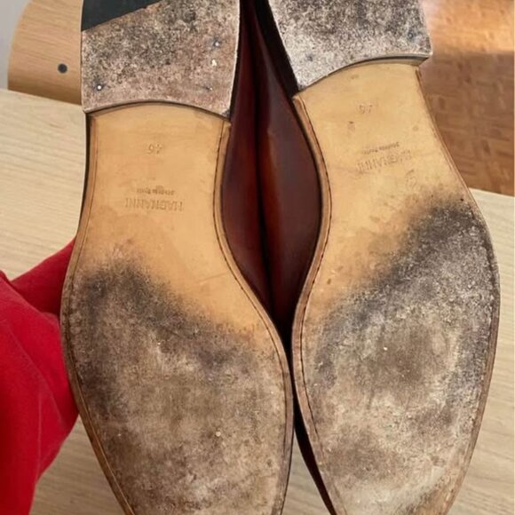 Magnanni Flex leather penny loafer shoes size 46 - Picture 5 of 7